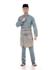 Baju Melayu Classic Cotton Dark Grey