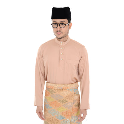 BAJU MELAYU NERO DARK PEACH