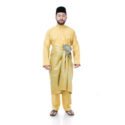 Baju Melayu Tenun Pahang Gold