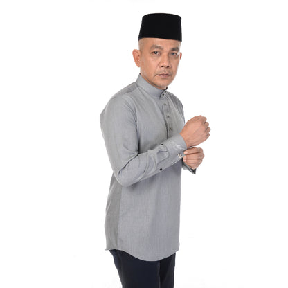 PRE-ORDER Baju Melayu BMO x Rosyam Nor Ash Grey