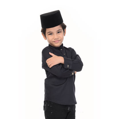 PRE-ORDER Baju Melayu BMO x Rosyam Nor (Kanak²) Black
