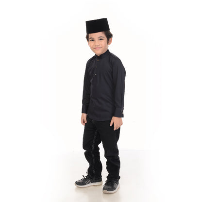 PRE-ORDER Baju Melayu BMO x Rosyam Nor (Kanak²) Black
