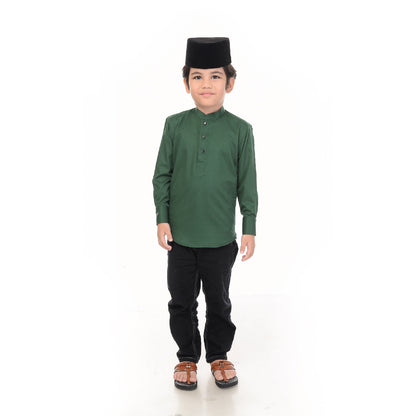 PRE-ORDER Baju Melayu BMO x Rosyam Nor (Kanak²) Dark Green
