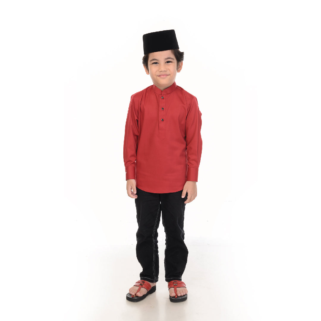 PRE-ORDER Baju Melayu BMO x Rosyam Nor (Kanak²) Maroon