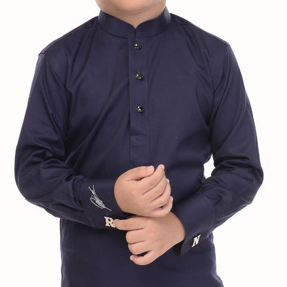 PRE-ORDER Baju Melayu BMO x Rosyam Nor (Kanak²) Navy Blue