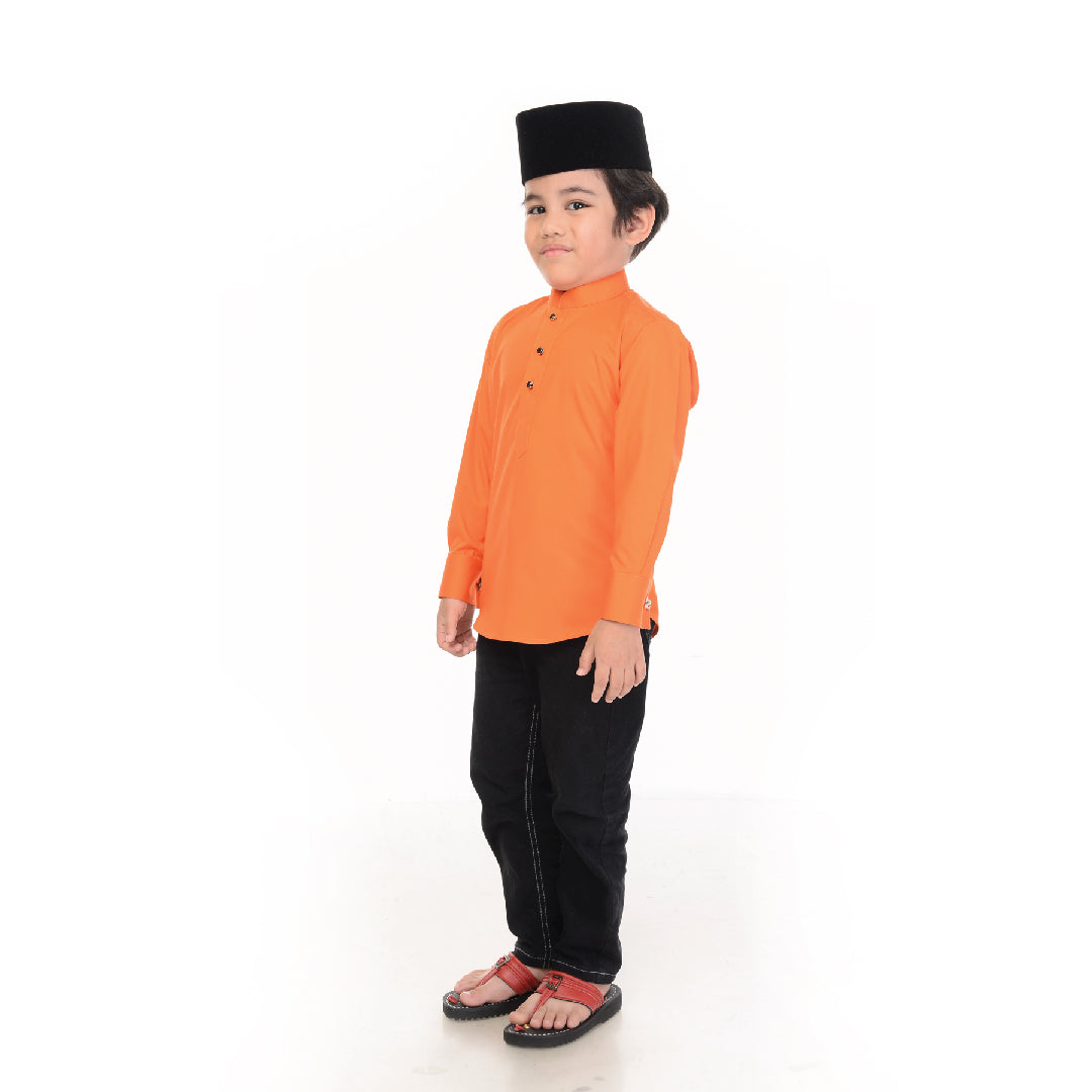PRE-ORDER Baju Melayu BMO x Rosyam Nor (Kanak²) Orange