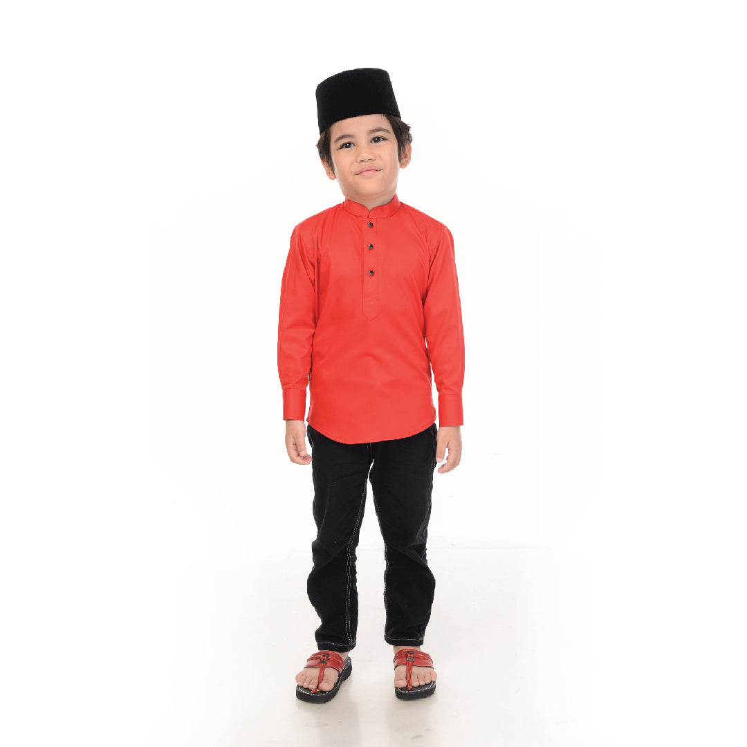 PRE-ORDER Baju Melayu BMO x Rosyam Nor (Kanak²) Red
