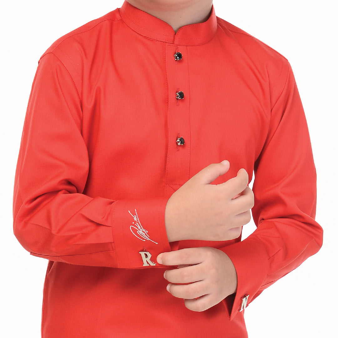 PRE-ORDER Baju Melayu BMO x Rosyam Nor (Kanak²) Red