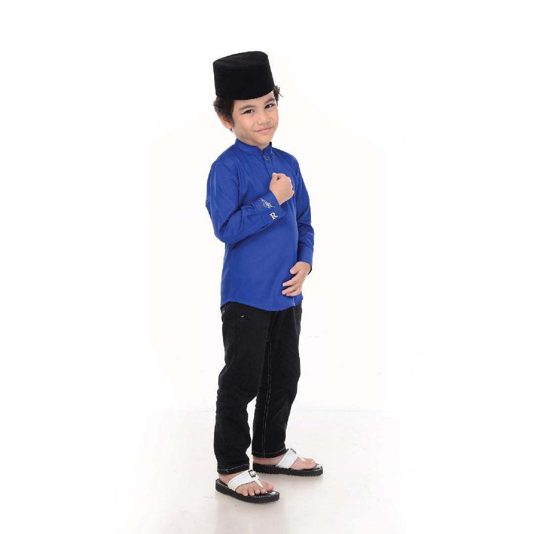 PRE-ORDER Baju Melayu BMO x Rosyam Nor (Kanak²) Royal Blue
