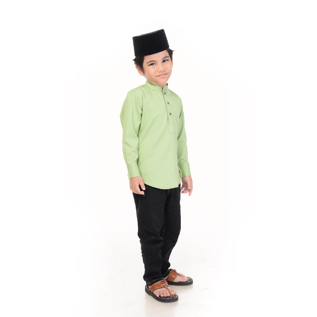 PRE-ORDER Baju Melayu BMO x Rosyam Nor (Kanak²) Soft Green