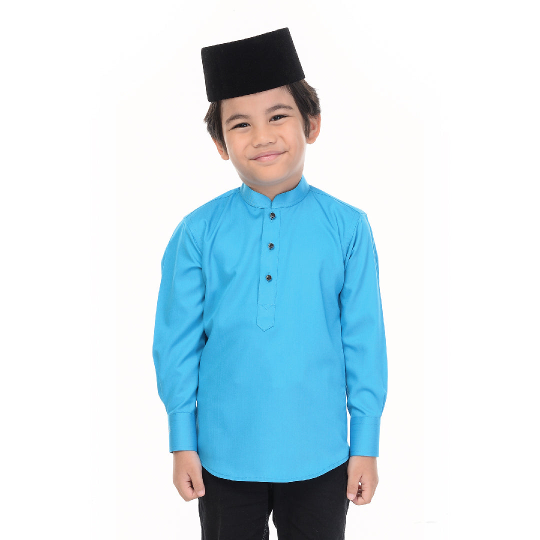 PRE-ORDER Baju Melayu BMO x Rosyam Nor (Kanak²) Turquoise Blue