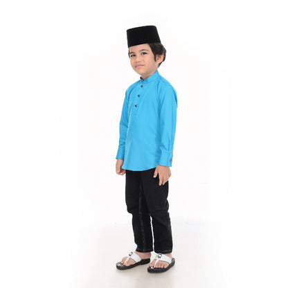 PRE-ORDER Baju Melayu BMO x Rosyam Nor (Kanak²) Turquoise Blue