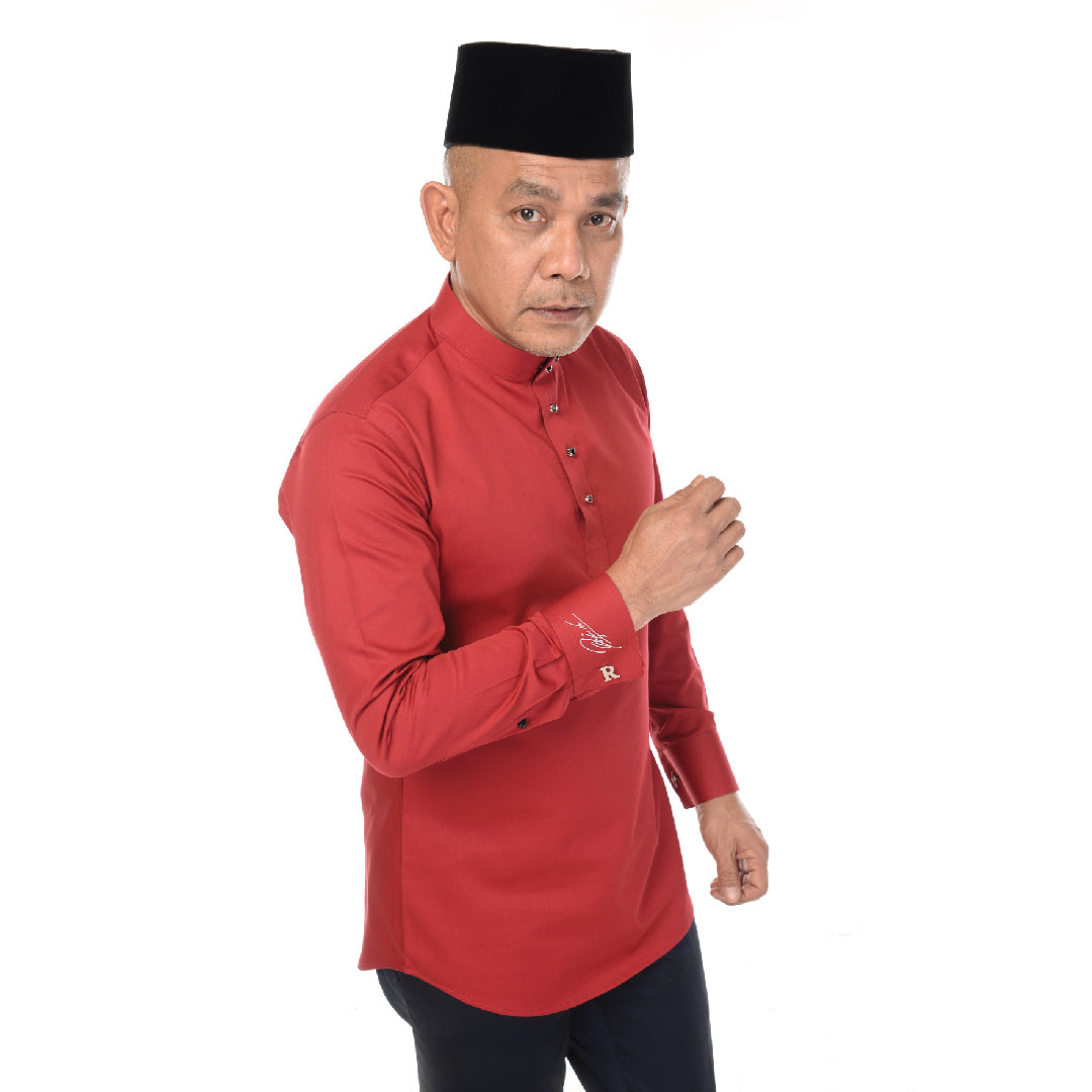 PRE-ORDER Baju Melayu BMO x Rosyam Nor Maroon