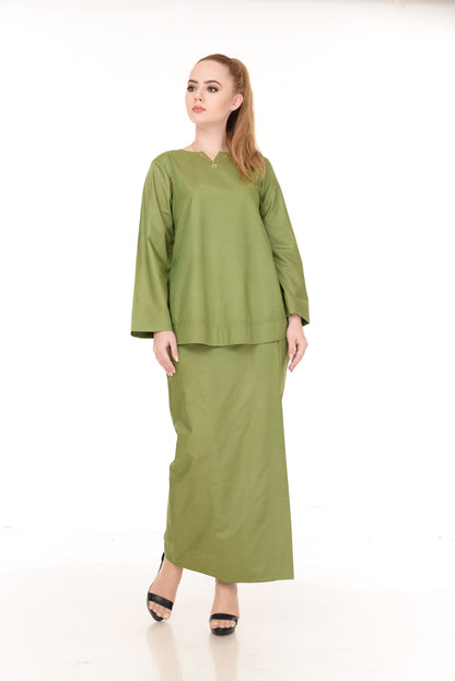 SET LAURA KURUNG KEDAH(LIGHT GREEN)