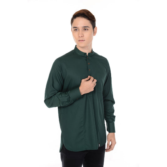 Kurta Basic Long Sleeve With Cuff V.2 Dark Green