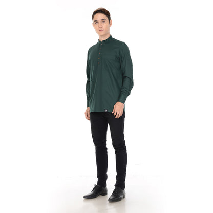 Kurta Basic Long Sleeve With Cuff V.2 Dark Green