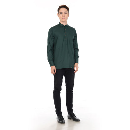 Kurta Basic Long Sleeve With Cuff V.2 Dark Green