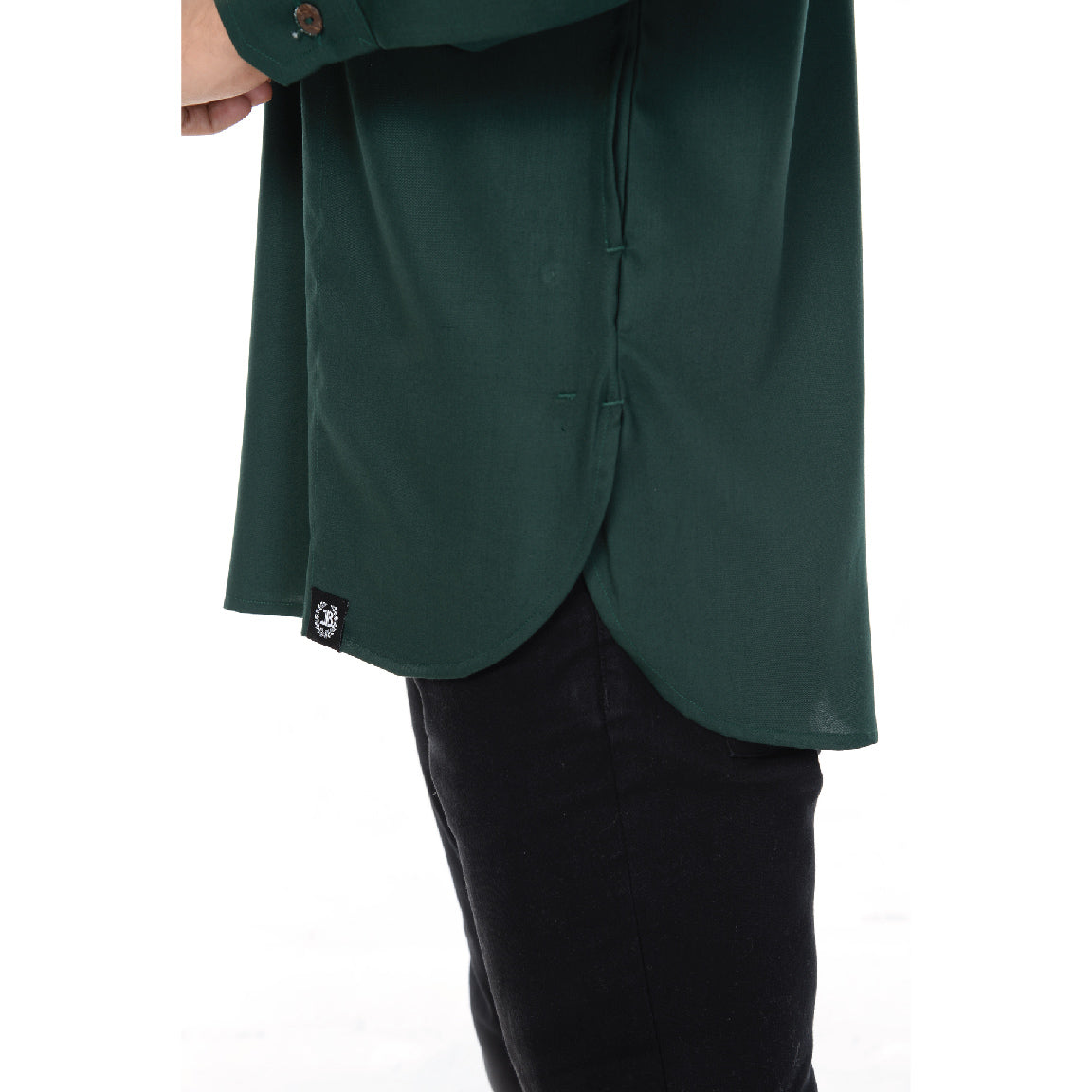 Kurta Basic Long Sleeve With Cuff V.2 Dark Green