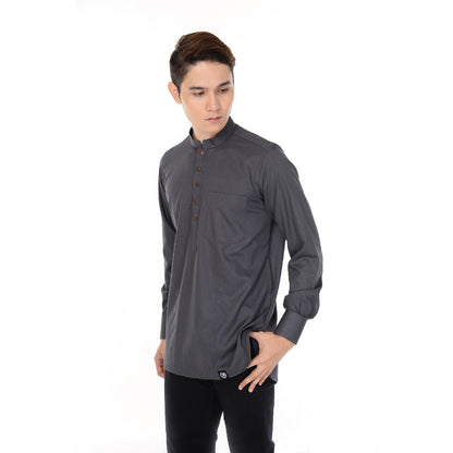 Kurta Basic Long Sleeve With Cuff V.2 Dark Grey