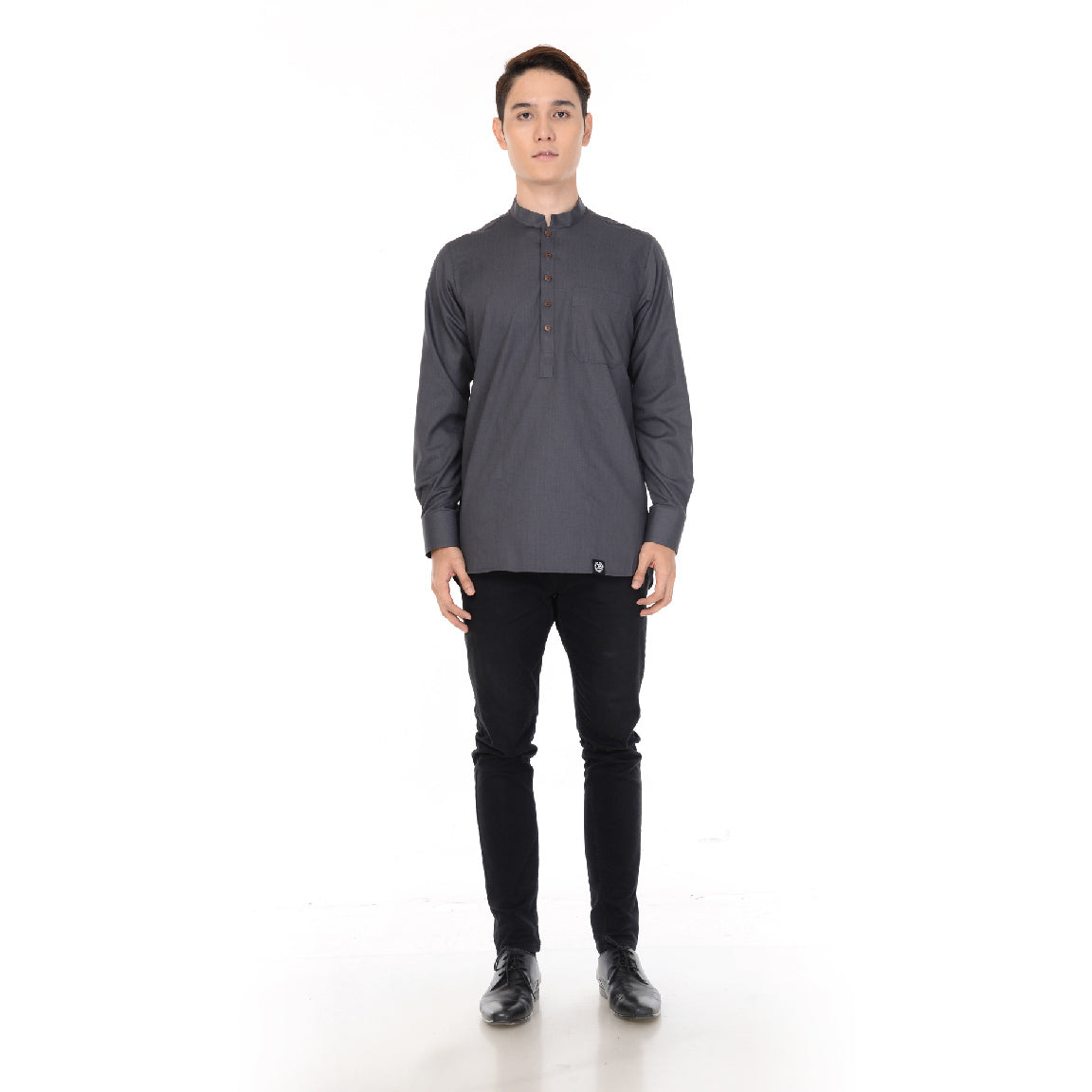 Kurta Basic Long Sleeve With Cuff V.2 Dark Grey