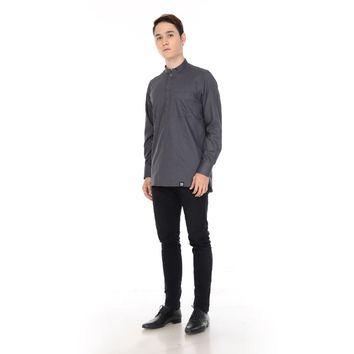 Kurta Basic Long Sleeve With Cuff V.2 Dark Grey