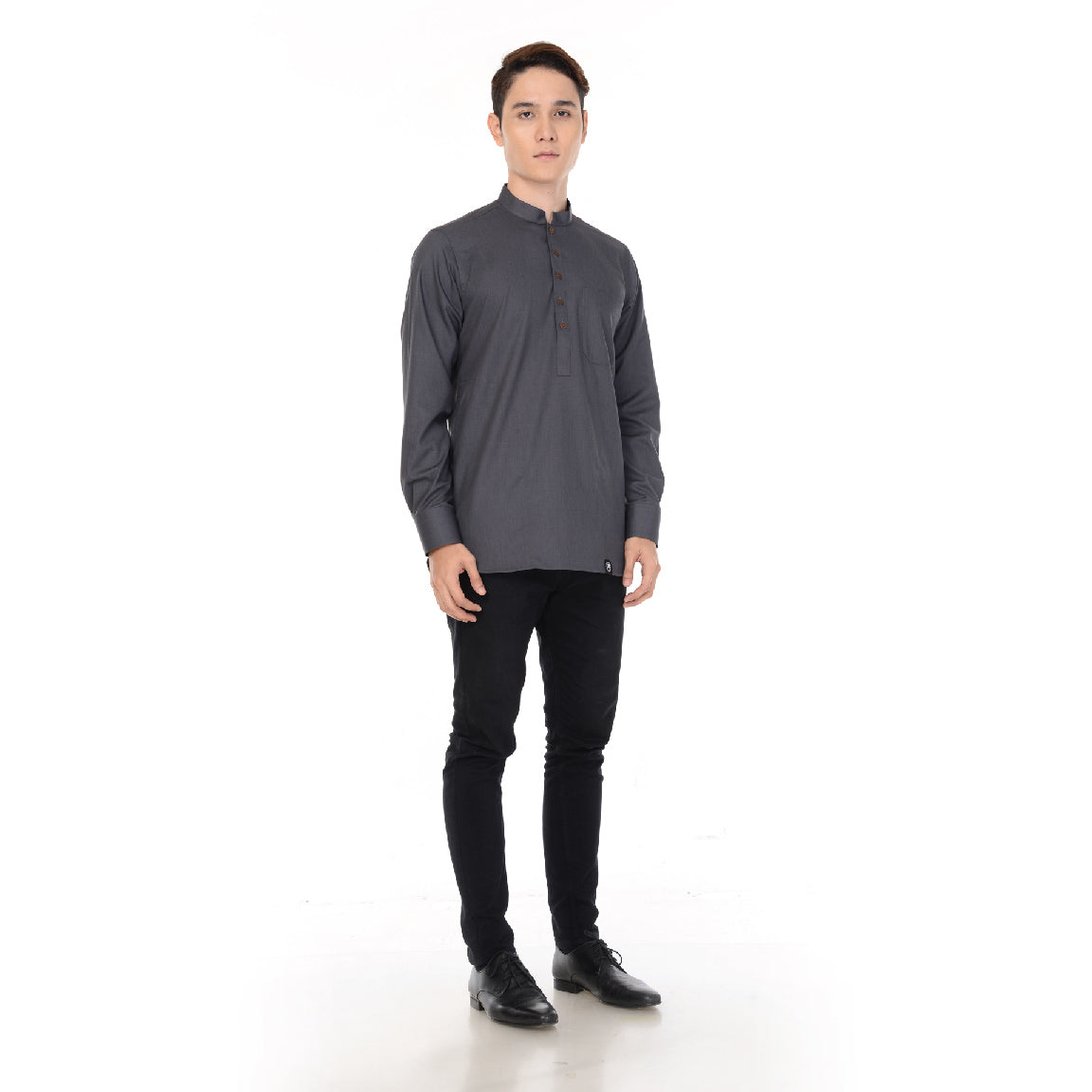 Kurta Basic Long Sleeve With Cuff V.2 Dark Grey