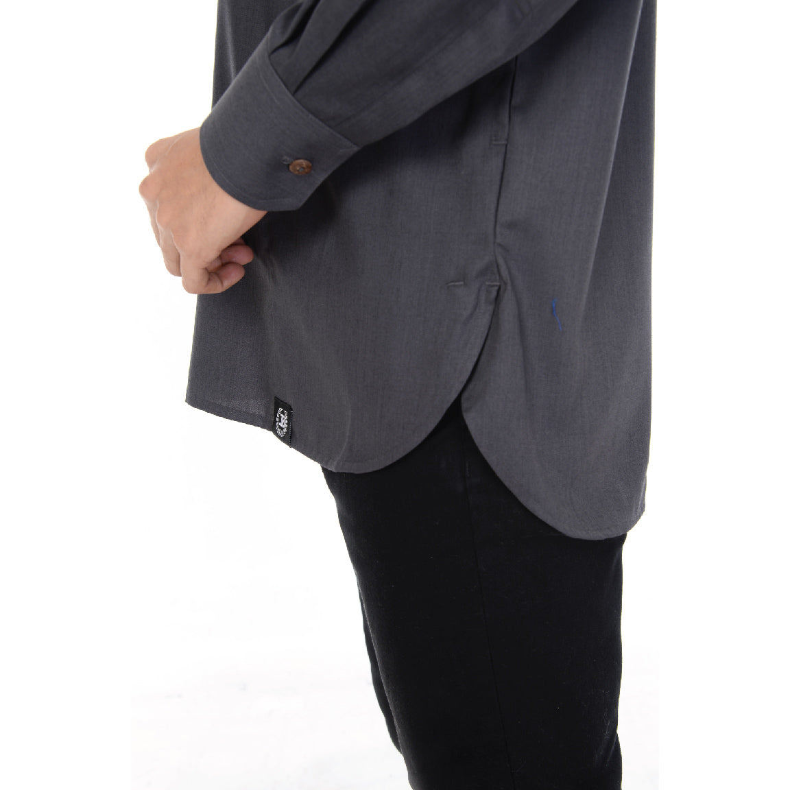 Kurta Basic Long Sleeve With Cuff V.2 Dark Grey