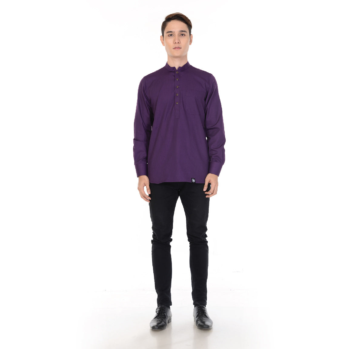 Kurta Basic Long Sleeve With Cuff V.2 Dark Purple