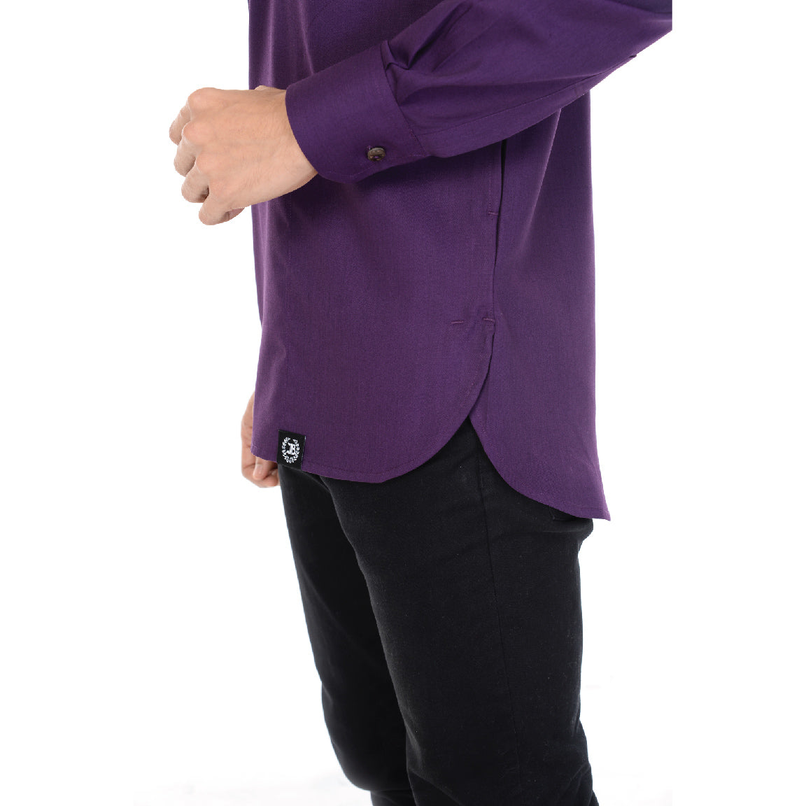 Kurta Basic Long Sleeve With Cuff V.2 Dark Purple