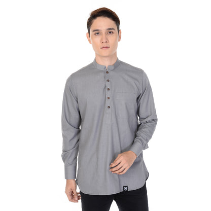 Kurta Basic Long Sleeve With Cuff V.2 Light Grey