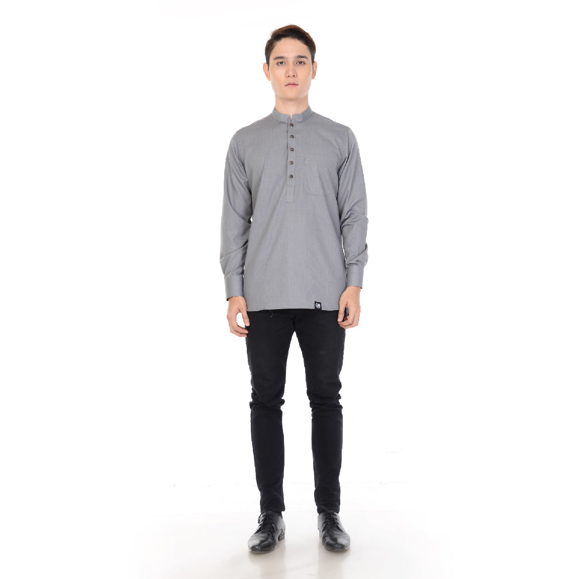 Kurta Basic Long Sleeve With Cuff V.2 Light Grey