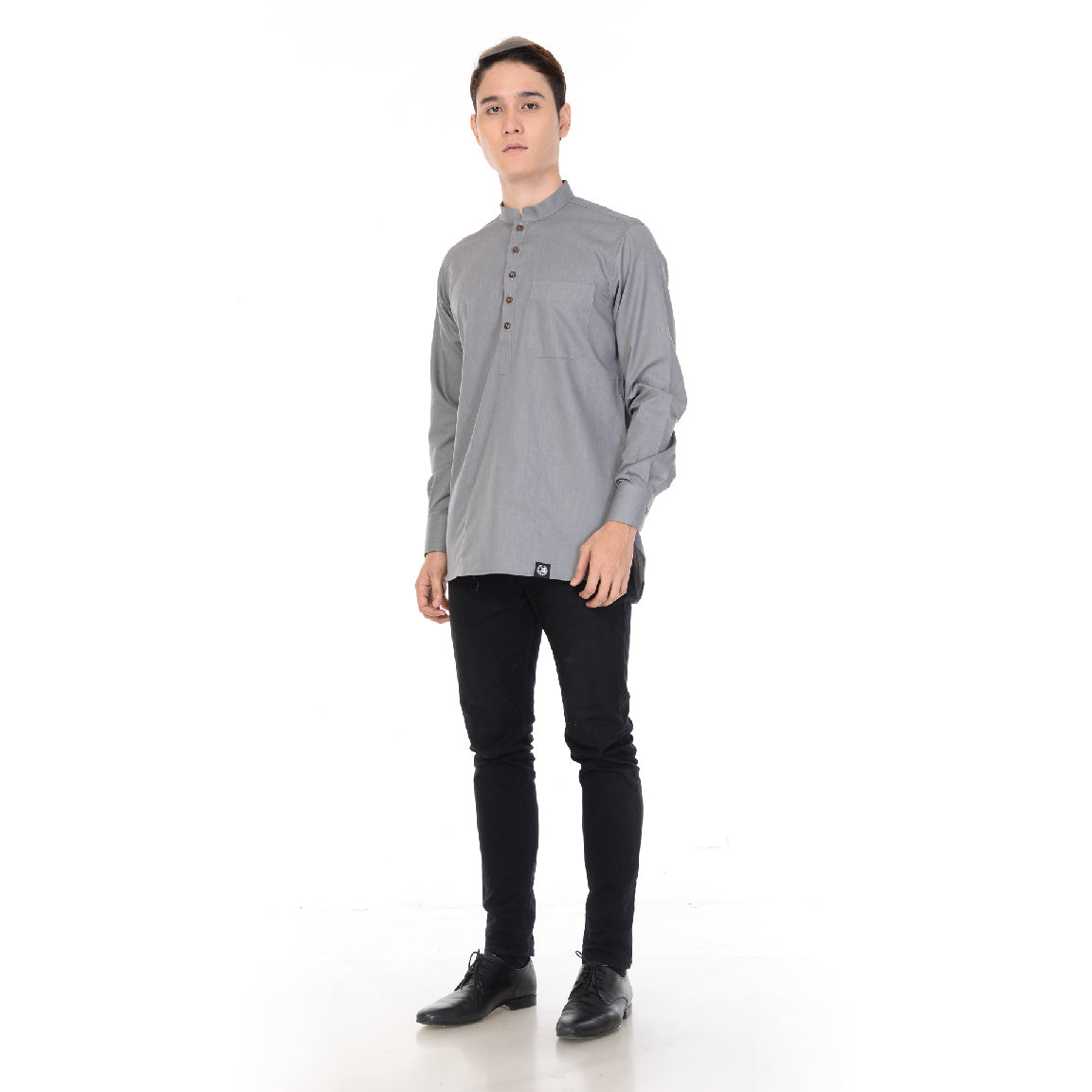 Kurta Basic Long Sleeve With Cuff V.2 Light Grey