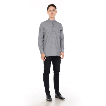 Kurta Basic Long Sleeve With Cuff V.2 Light Grey