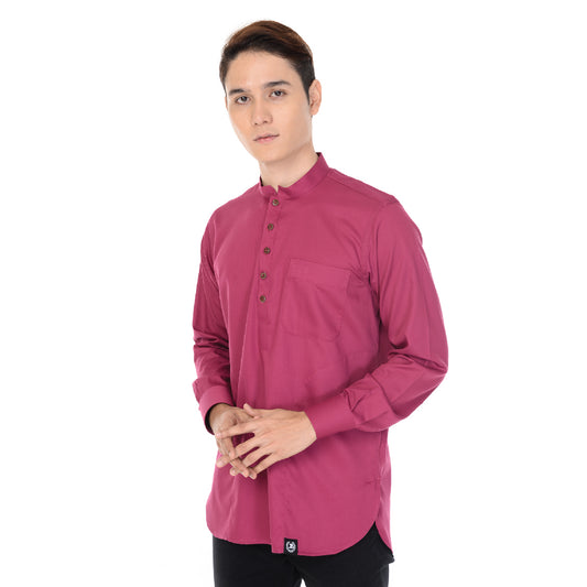 Kurta Basic Long Sleeve With Cuff V.2 Magenta