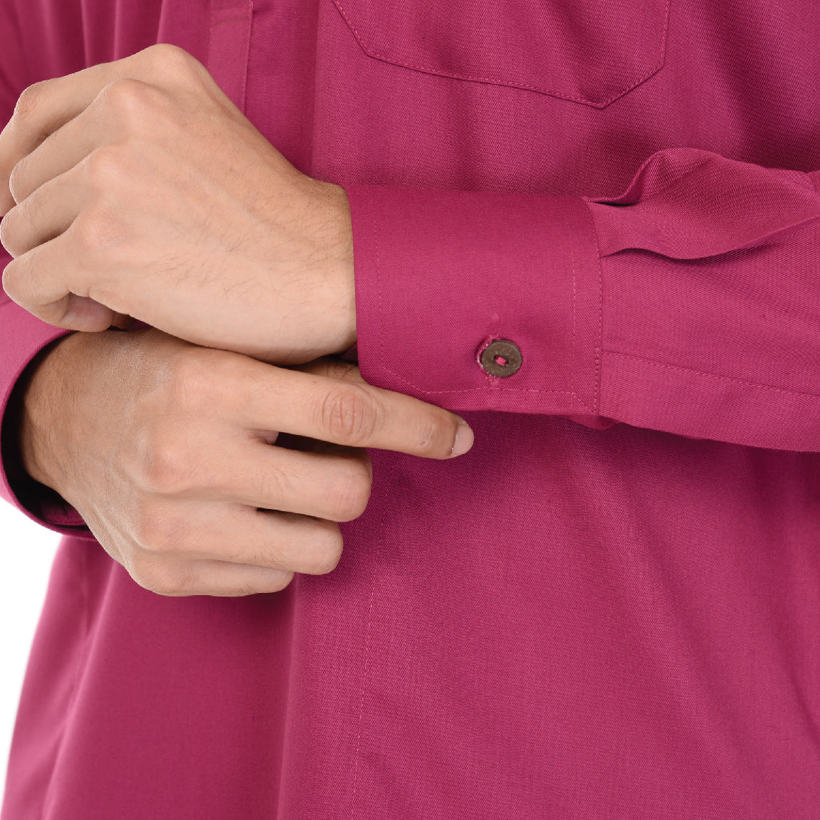 Kurta Basic Long Sleeve With Cuff V.2 Magenta