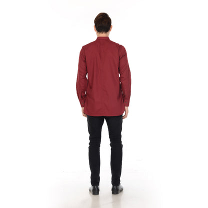 Kurta Basic Long Sleeve With Cuff V.2 Maroon