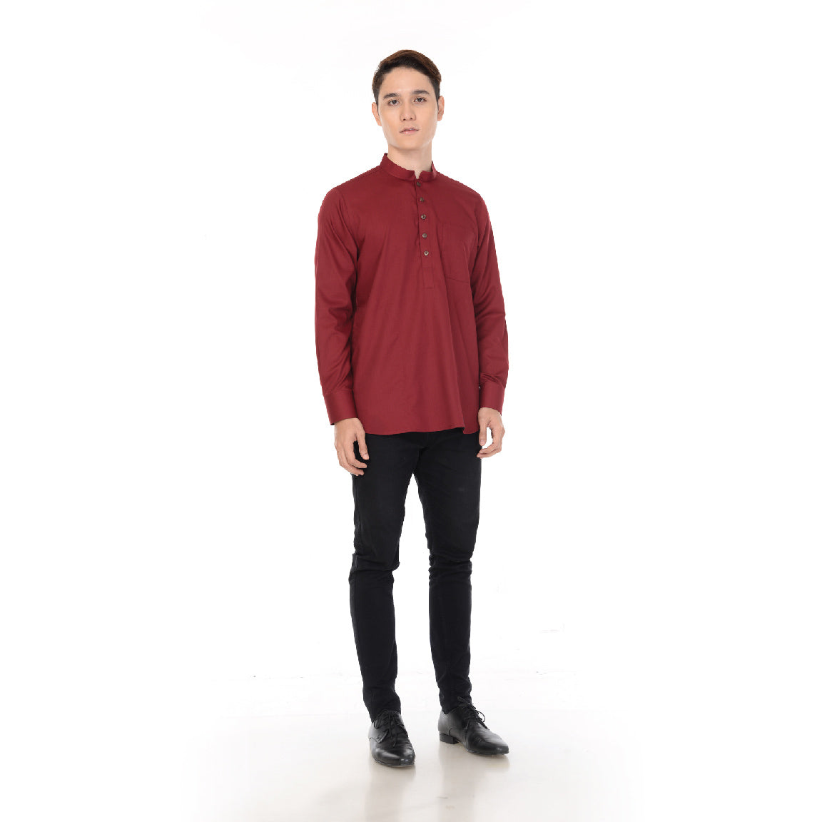 Kurta Basic Long Sleeve With Cuff V.2 Maroon