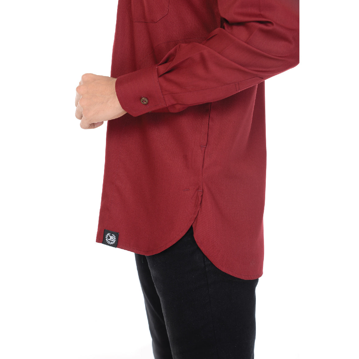 Kurta Basic Long Sleeve With Cuff V.2 Maroon