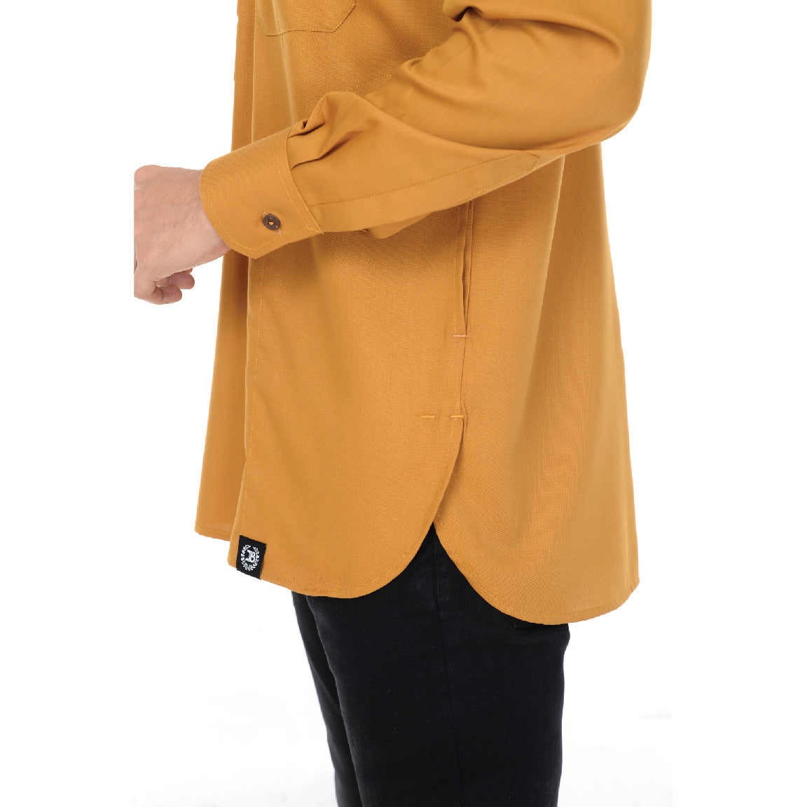 Kurta Basic Long Sleeve With Cuff V.2 Mustard