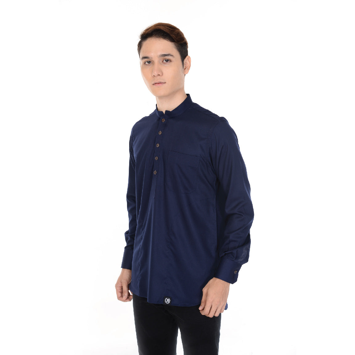 Kurta Basic Long Sleeve With Cuff V.2 Navy Blue