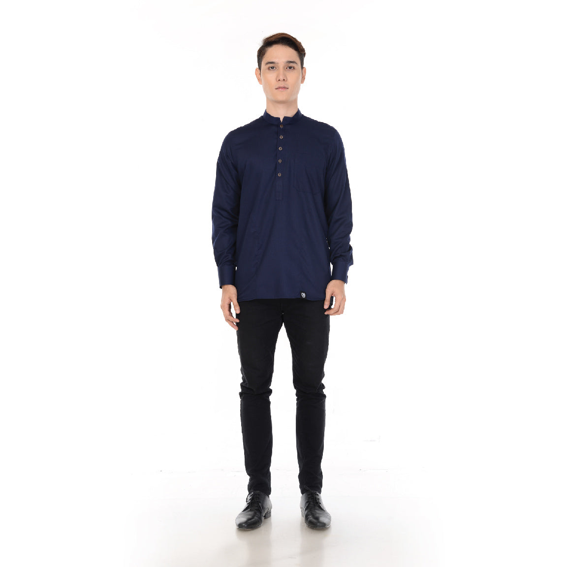 Kurta Basic Long Sleeve With Cuff V.2 Navy Blue