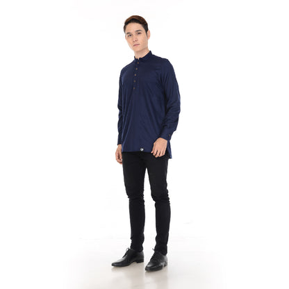 Kurta Basic Long Sleeve With Cuff V.2 Navy Blue