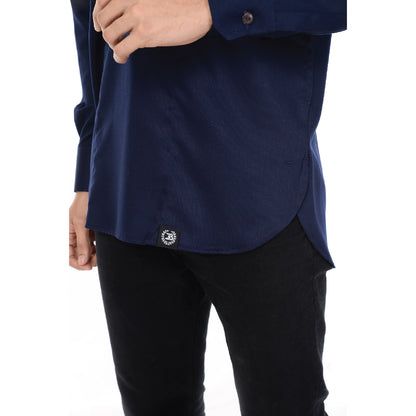 Kurta Basic Long Sleeve With Cuff V.2 Navy Blue