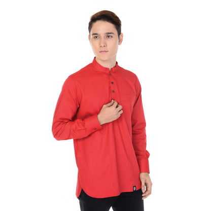 Kurta Basic Long Sleeve With Cuff V.2 Red