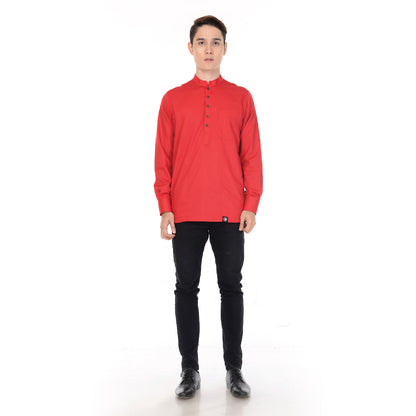 Kurta Basic Long Sleeve With Cuff V.2 Red