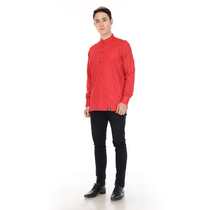 Kurta Basic Long Sleeve With Cuff V.2 Red