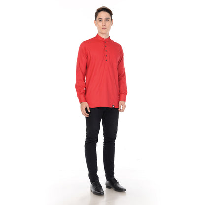 Kurta Basic Long Sleeve With Cuff V.2 Red