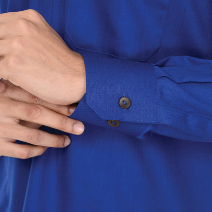 Kurta Basic Long Sleeve With Cuff V.2 Royal Blue