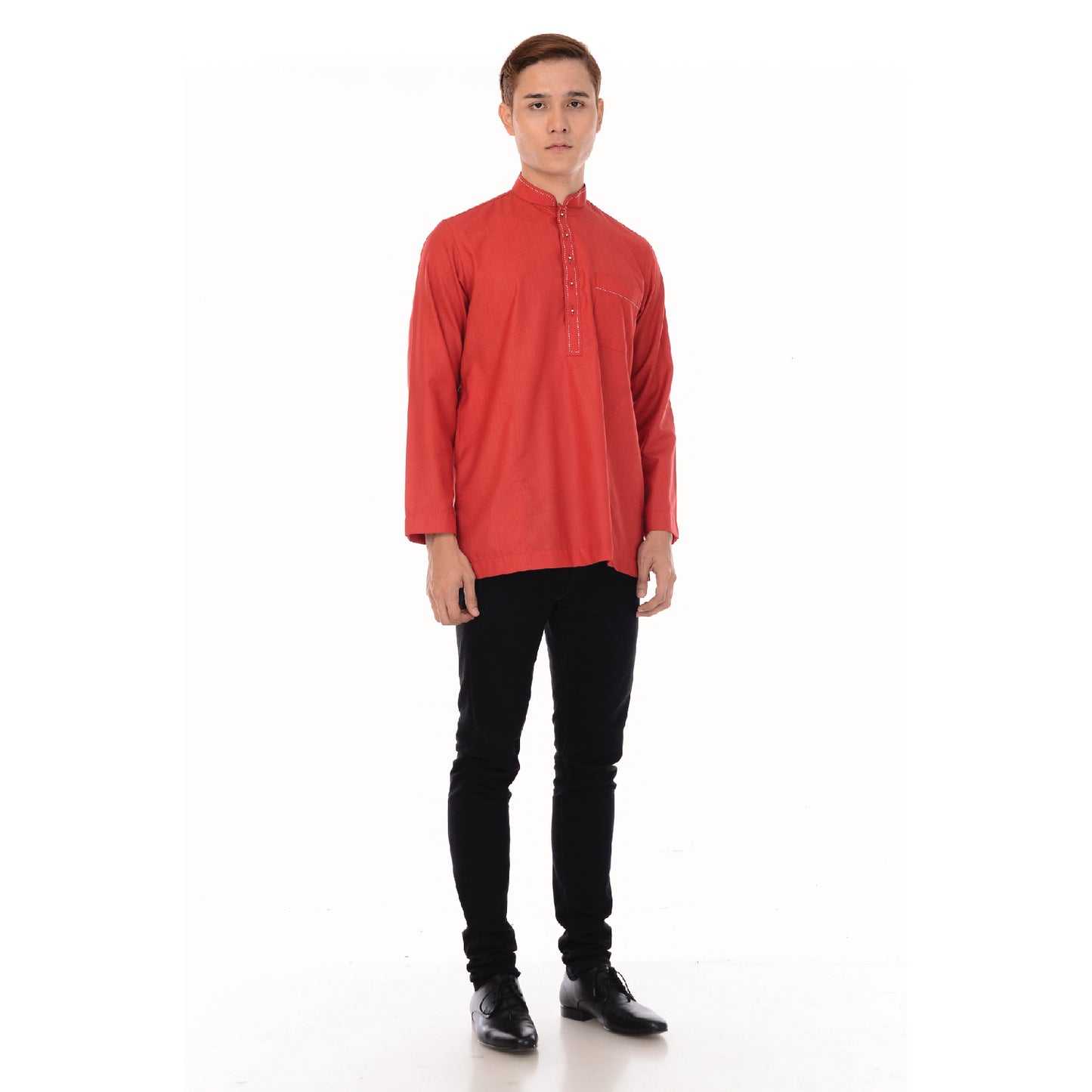 Kurta Hand Stitch Red