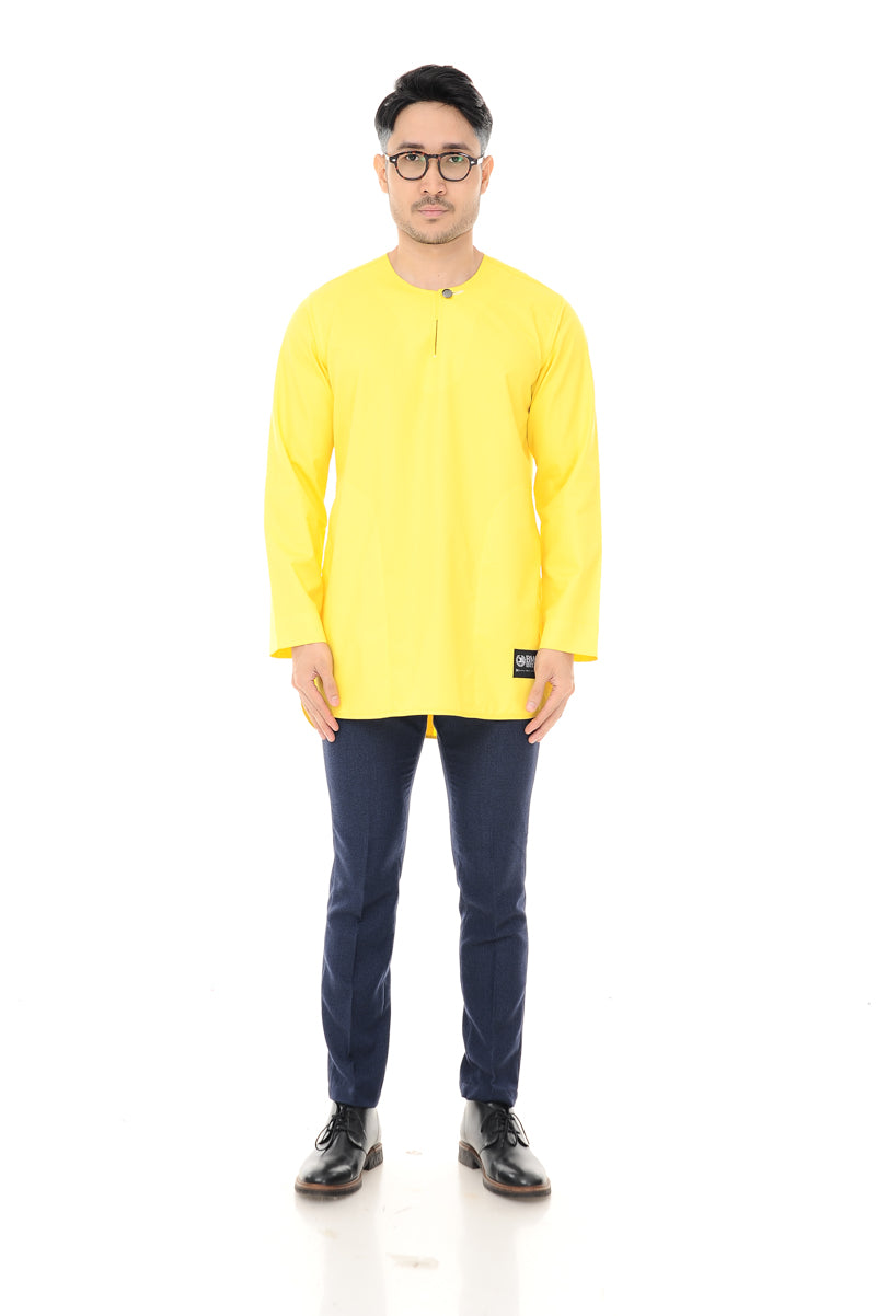 Kurta Idris Long Sleeve Yellow